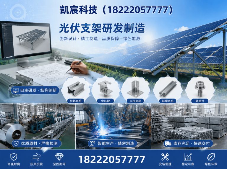 西青区光伏支架厂家展示图